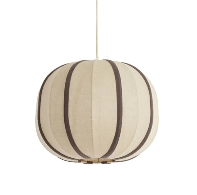 Light en Living Hanglamp Ø40x30 cm ESMIRIA natural+donkerbruin