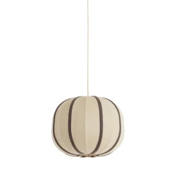 Light en Living Hanglamp Ø40x30 cm ESMIRIA natural+donkerbruin
