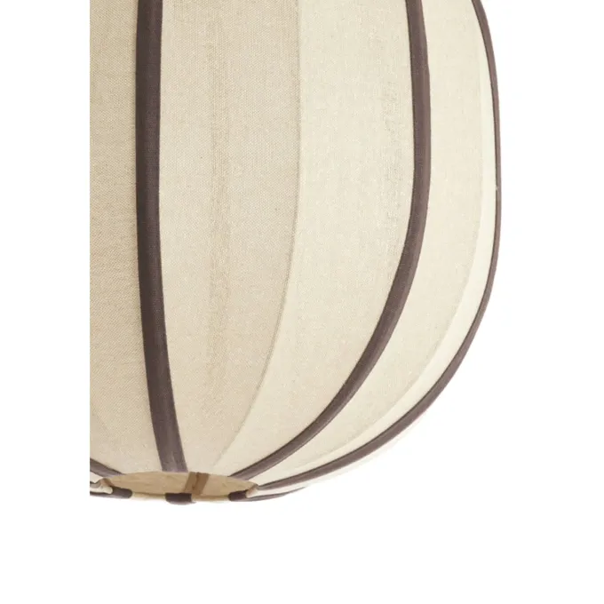 Light en Living Hanglamp Ø51x48 cm ESMIRIA natural+donkerbruin