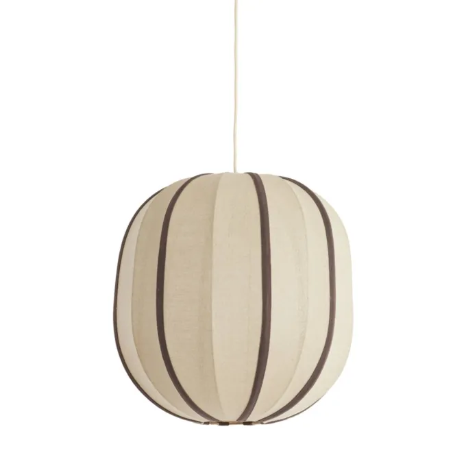 Light en Living Hanglamp Ø51x48 cm ESMIRIA natural+donkerbruin
