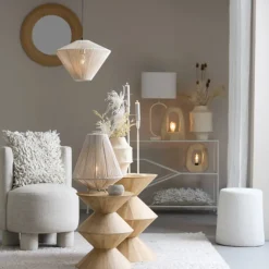 Light en Living Hanglamp Ø42x32 cm FELIDA crème