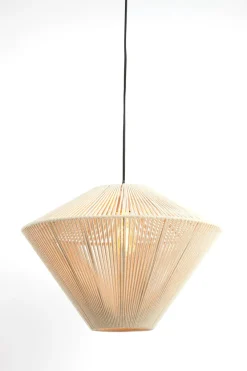 Light en Living Hanglamp Ø56x43 cm FELIDA crème