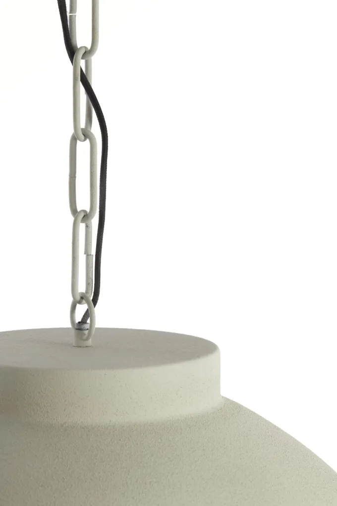Light en Living Hanglamp Ø60x42 cm KYLIE crème