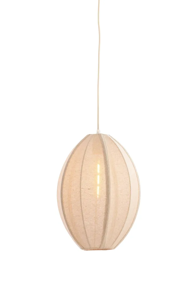 Light en Living Hanglamp Ø28,5x38 cm MILATOS jute naturel