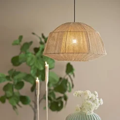 Light en Living Hanglamp Ø50x31 cm MACUL jute naturel