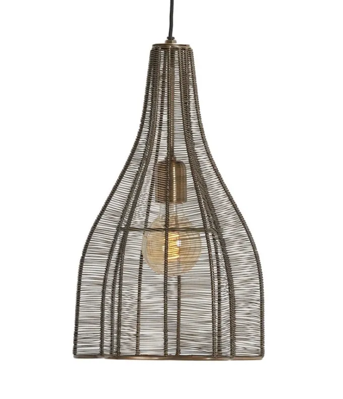 Light en Living Hanglamp Ø25x41,5 cm MARIAMA antiek brons