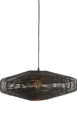 Light en Living Hanglamp Ø60x21 cm MATAKA rotan donkerbruin van Light & Living