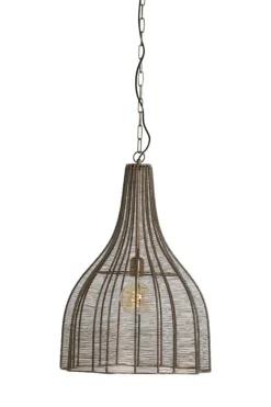 Light en Living Hanglamp Ø45x61 cm MARIAMA antiek brons