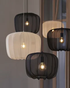 Light en Living Hanglamp Ø40x30 cm PLUMERIA zand - Light & Living
