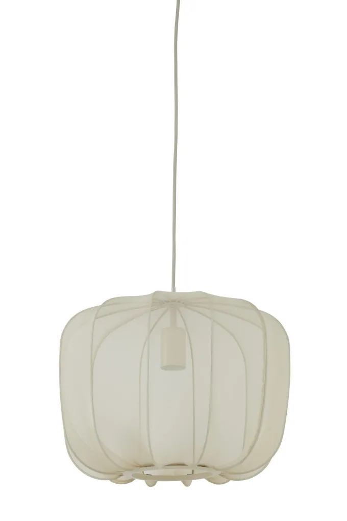 Light en Living Hanglamp Ø40x30 cm PLUMERIA zand - Light & Living