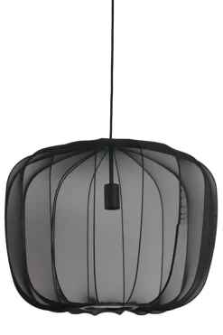 Light en Living Hanglamp Ø60x45 cm PLUMERIA zwart van Light & Living