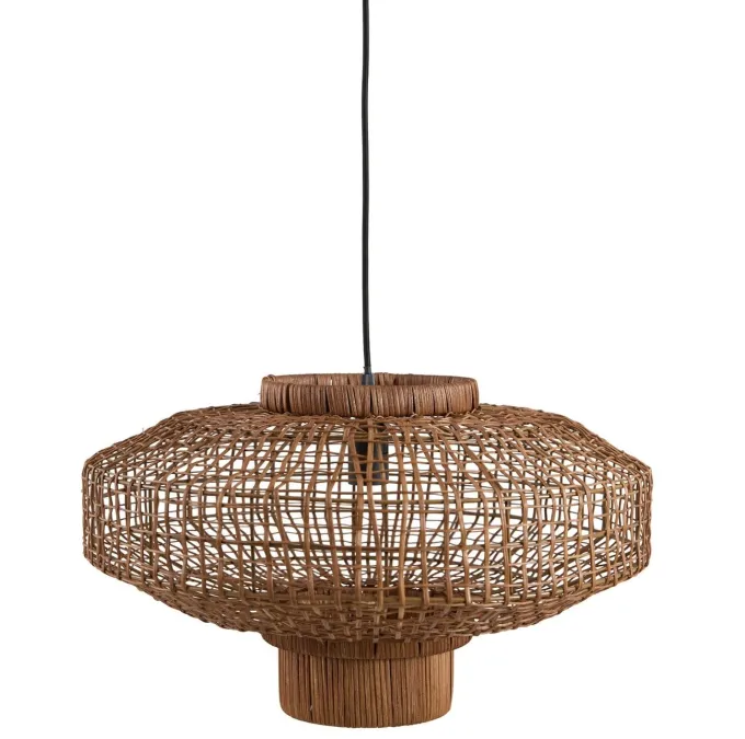 Light en Living Hanglamp Ø60x33,5 cm PALDOR rotan bruin
