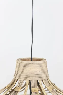 Light en Living Hanglamp Ø48x43 cm POCITA rotan naturel L