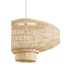 Light en Living Hanglamp Ø60x33,5 cm PALDOR rotan naturel