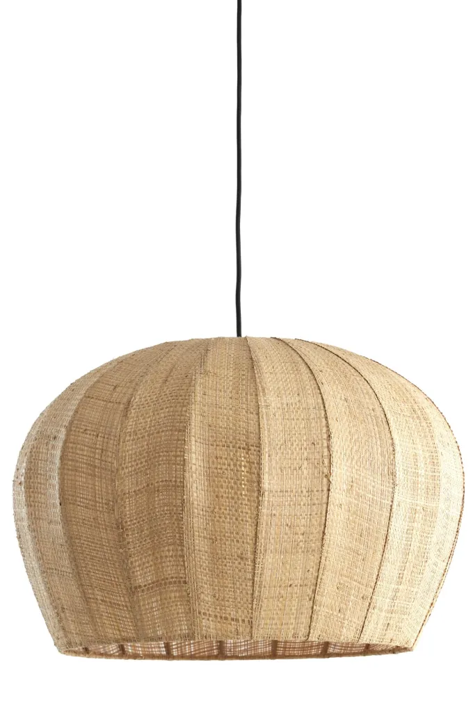 Light en Living Hanglamp Ø51x34 cm RAFAELLA raffia naturel