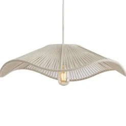Light en Living Hanglamp Ø50x12 cm RAFA creme