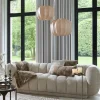 Light en Living Hanglamp Ø40x30 cm SAVINA crème