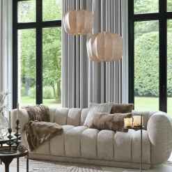 Light en Living Hanglamp Ø40x30 cm SAVINA crème