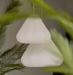 Light en Living Hanglamp Ø45x36 cm SARELLA papier wit