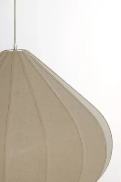 Light en Living Hanglamp Ø40X28,5 cm ZUBEDA linnen naturel