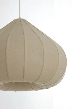 Light en Living Hanglamp Ø40X28,5 cm ZUBEDA linnen naturel