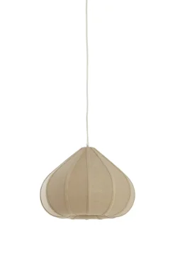 Light en Living Hanglamp Ø40X28,5 cm ZUBEDA linnen naturel