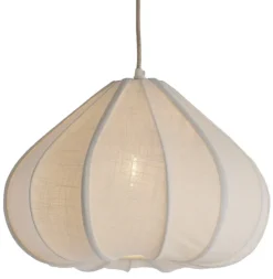 Light en Living Hanglamp Ø38,5x28 cm ZUBEDA crème