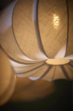 Light en Living Hanglamp Ø49x36 cm ZUBEDA crème
