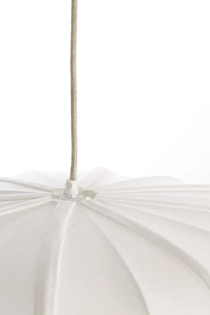 Light en Living Hanglamp Ø60x45 cm ZUBEDO crème