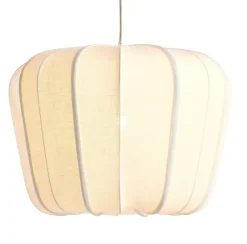 Light en Living Hanglamp Ø60x45 cm ZUBEDO crème