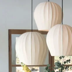 Light en Living Hanglamp Ø44x42 cm ZAGORI bouclé zand
