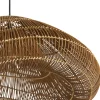 Light en Living Hanglamp 65x64x30,5 cm JANZUR rattan donkerbruin