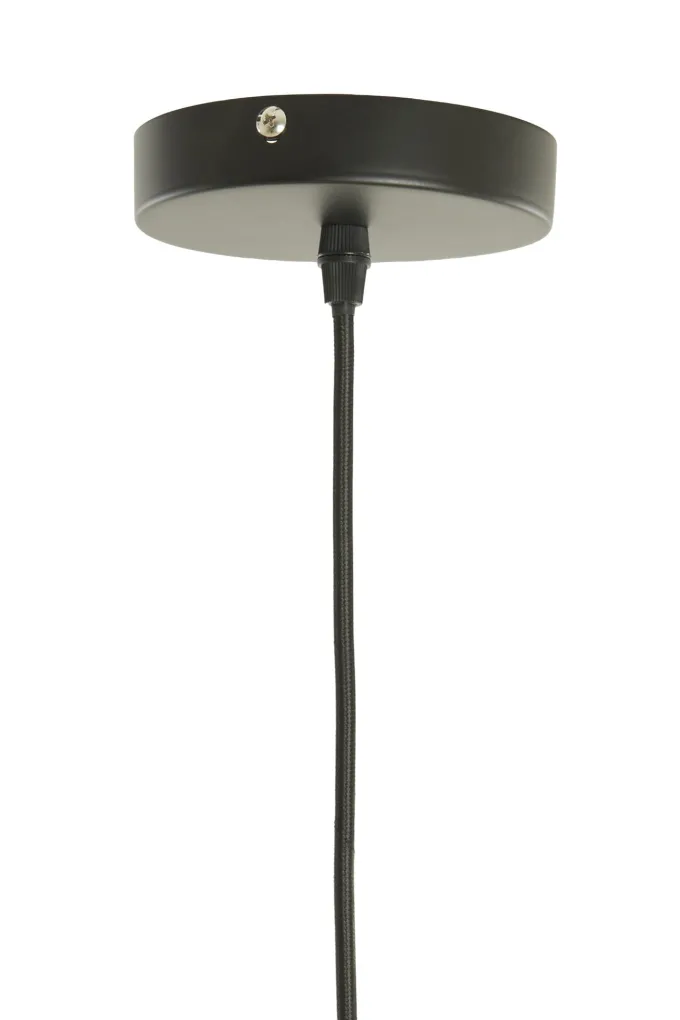 Light en Living Hanglamp 65x64x30,5 cm JANZUR rattan donkerbruin