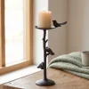 Light en Living Kandelaar BIRD mat zwart 17,5x11,5x34,5 cm
