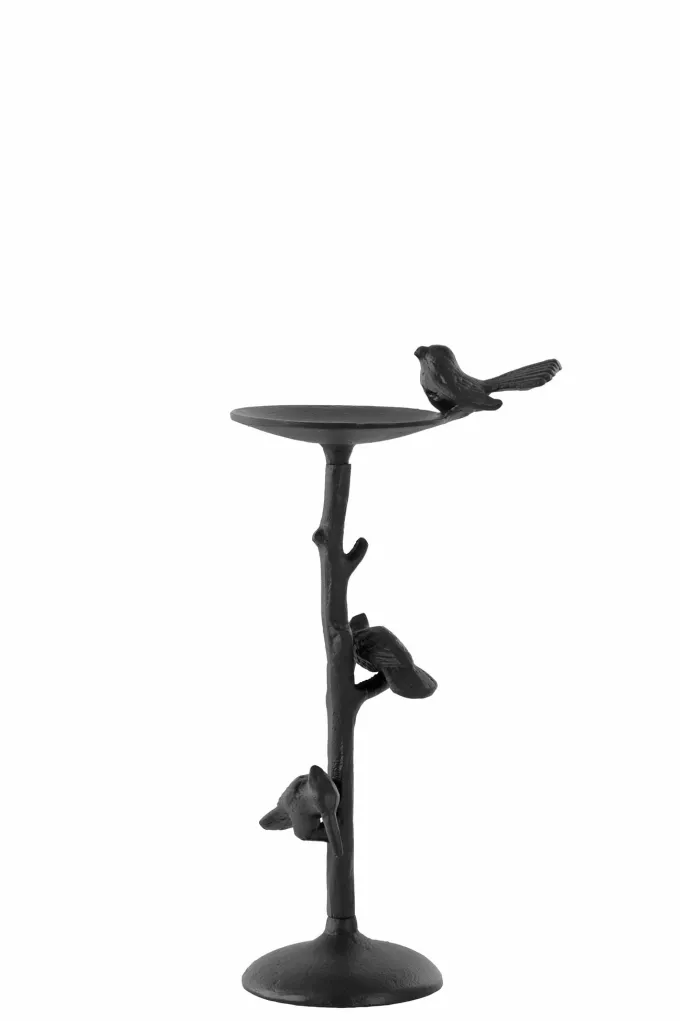 Light en Living Kandelaar BIRD mat zwart 17,5x11,5x34,5 cm