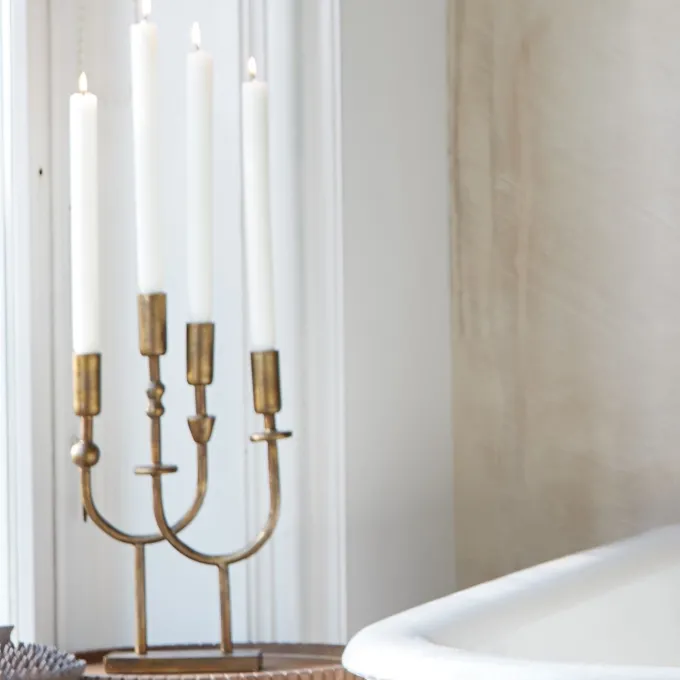 Light en Living Kandelaar 4L 23x6x39 cm NIMARI antiek brons