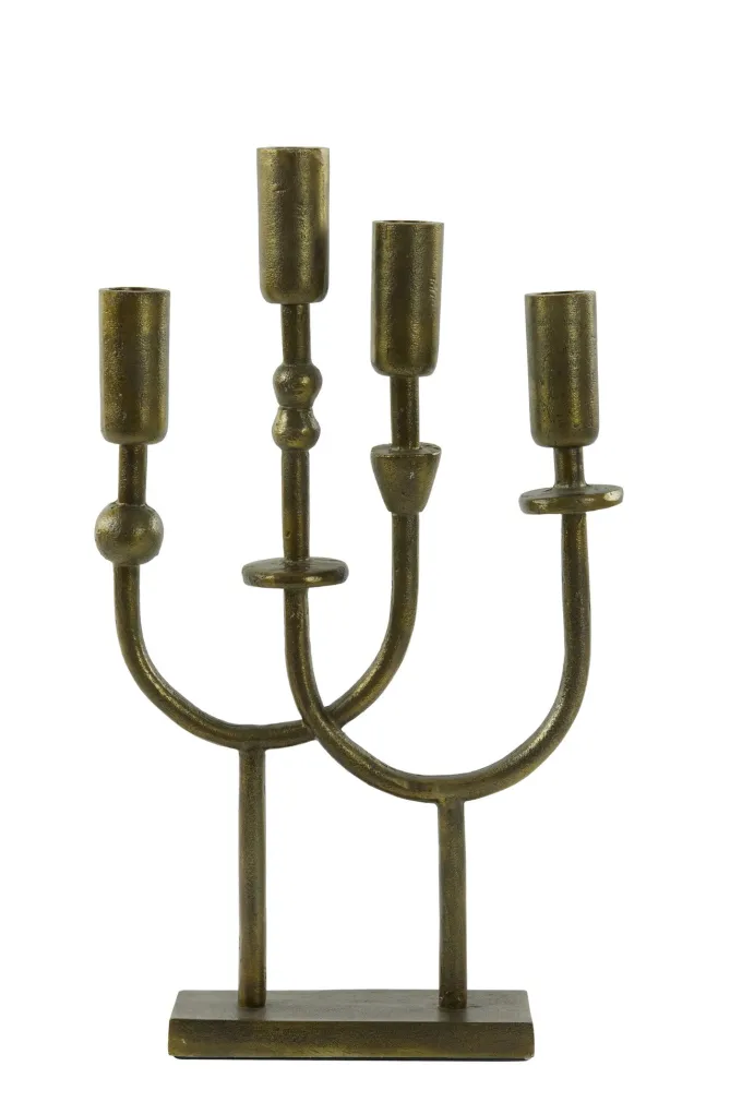 Light en Living Kandelaar 4L 23x6x39 cm NIMARI antiek brons