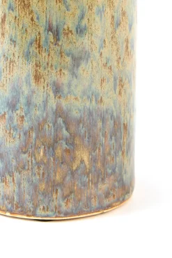 Light en Living Kandelaar Ø10x20,5 cm CEROU keramiek denim blauw-bruin