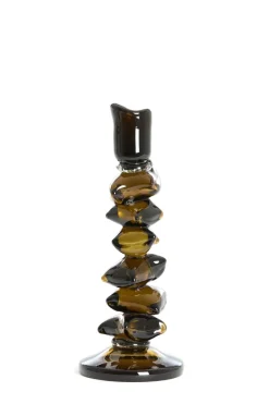 Light en Living Kandelaar Ø11x28,5 cm ESTIVA glas olijf groen