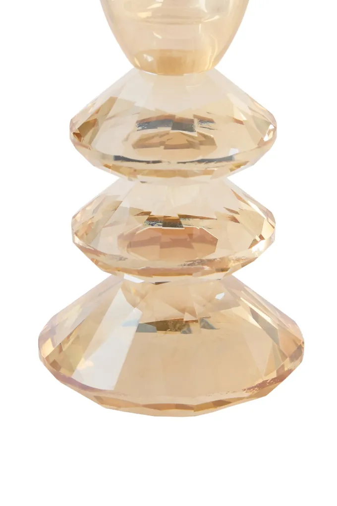 Light en Living Kandelaar Ø8x14 cm ROVELO glas amber