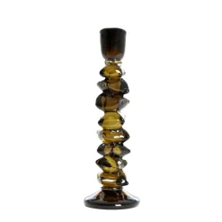 Light en Living Kandelaar Ø11x34 cm ESTIVA glas olijf groen