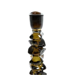 Light en Living Kandelaar Ø11x34 cm ESTIVA glas olijf groen