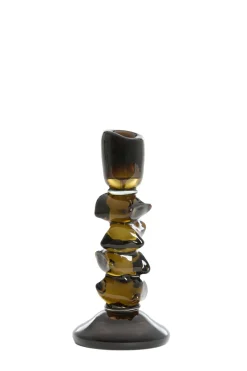 Light en Living Kandelaar Ø11x24,5 cm ESTIVA glas olijfgroen
