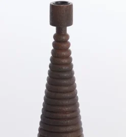 Light en Living Kandelaar Ø9x27.5 cm ALMOLA mango hout donker bruin