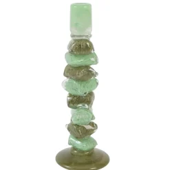 Light en Living Kandelaar Ø11,5x35 cm ESTINA mint+groen