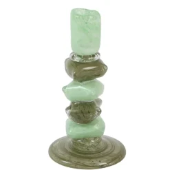 Light en Living Kandelaar Ø11,5x23 cm ESTINA mint+groen