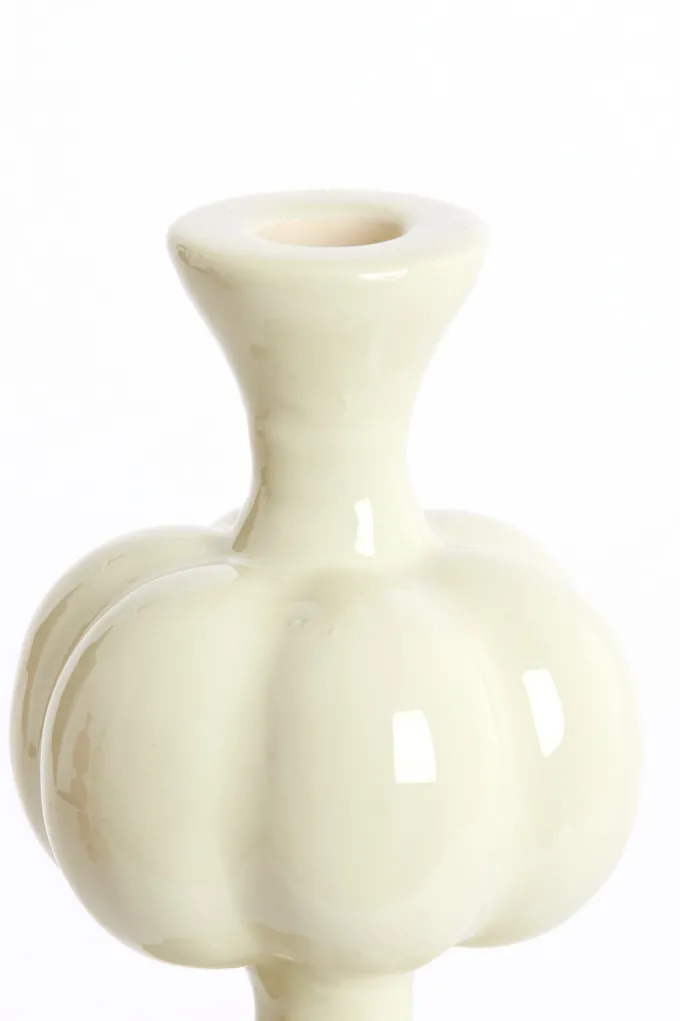 Light en Living Kandelaar Ø10x17 cm CALDAS glans crème