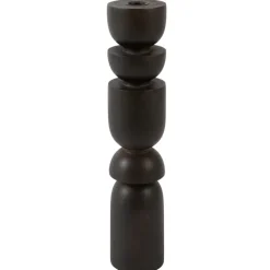 Light en Living Kandelaar Ø7,5x36 cm CAZORLA hout chocolade bruin