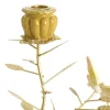 Light en Living Kandelaar 35,5x18x37,5 cm BUTTERFLY lichtroze+lichtgoud