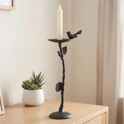 Light en Living Kandelaar 18x11,5x40 cm BIRD mat zwart